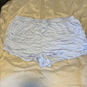PINK Victoria's Secret Light Blue Pajama Shorts